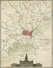 Mid-Atlantic Map By Mathais Albrecht Lotter / Scull & Heap