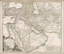 Central Asia & Caucasus, Middle East, Holy Land, Turkey & Asia Minor and Balearic Islands Map By Didier Robert de Vaugondy