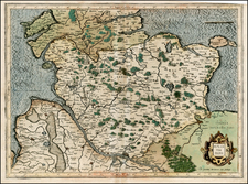 Germany Map By  Gerard Mercator