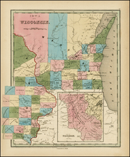 Midwest and Plains Map By Thomas Gamaliel Bradford