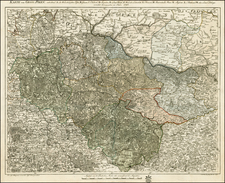 Poland Map By Johann Christoph Weigel  &  Adam Gottlieb Schneider