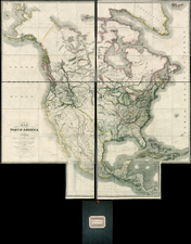 United States, Alaska, North America, Central America and Canada Map By James Wyld