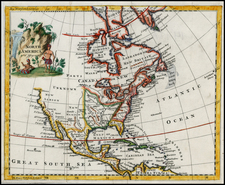 North America Map By Thomas Jefferys