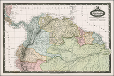 South America Map By F.A. Garnier