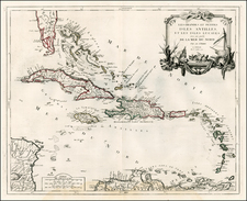 Caribbean Map By Paolo Santini