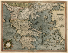 Greece Map By  Gerard Mercator