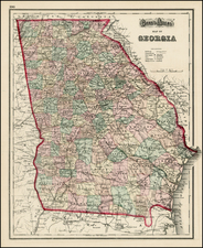 Southeast Map By Frank A. Gray