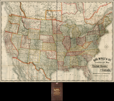 United States Map By Rand McNally & Company