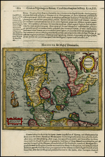 Scandinavia and Germany Map By Jodocus Hondius / Samuel Purchas