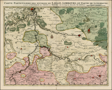  Map By Johannes Covens  &  Cornelis Mortier