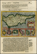 Turkey, Mediterranean, Balearic Islands and Greece Map By Jodocus Hondius / Samuel Purchas