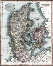 Europe and Scandinavia Map By John Cary