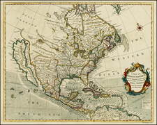 North America Map By Richard William Seale