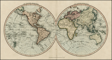 World and World Map By John Cary