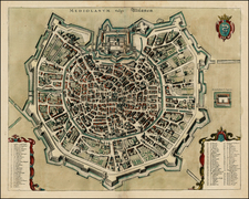 Italy, Northern Italy and Other Italian Cities Map By Jan Jansson