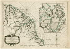 Carte de la Guyane Francoise et l'Isle de Cayenne Francoise et l'Isle de Cayenne . . . 1763