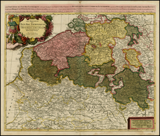 Luxembourg Map By Peter Schenk  &  Guillaume Sanson