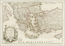 Turkey, Turkey & Asia Minor and Greece Map By Jean-Claude Dezauche