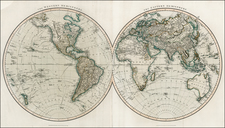 World and World Map By John Cary