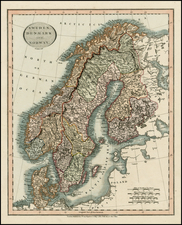 Scandinavia Map By John Cary