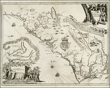 Southeast Map By John Ogilby - James Moxon