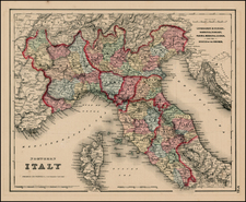 Balearic Islands Map By Joseph Hutchins Colton