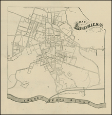 Southeast and North Carolina Map By Gwyn & West