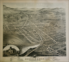 Restored Dodge City, Kansas, 1882 Map by J.J. Stoner