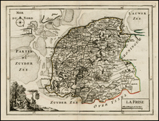 Netherlands Map By George Louis Le Rouge