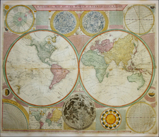 World and Celestial Maps Map By Samuel Dunn