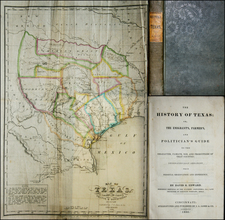 Texas Map By J.A. James & Co.