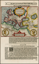 World, Europe and Mediterranean Map By Jodocus Hondius / Samuel Purchas