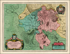 France Map By Willem Janszoon Blaeu