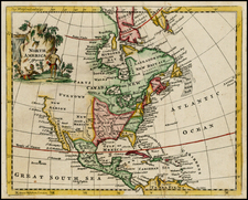 North America Map By Thomas Jefferys