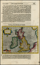 British Isles Map By Jodocus Hondius / Samuel Purchas