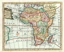 Africa and Africa Map By Emanuel Bowen