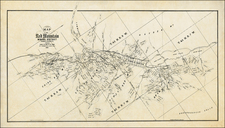 Rocky Mountains Map By W. A. Sherman