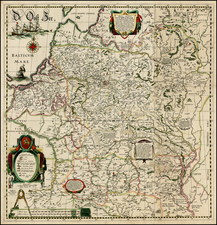 Poland, Russia, Ukraine and Baltic Countries Map By Willem Janszoon Blaeu / Hessel Gerritsz