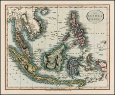 Southeast Asia Map By John Cary