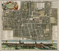 Netherlands Map By Homann Heirs