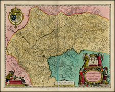 France Map By Willem Janszoon Blaeu