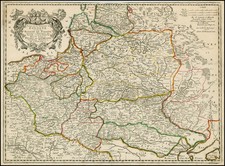 Poland, Russia, Ukraine and Baltic Countries Map By Nicolas Sanson