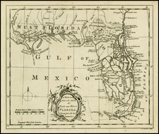 Florida and Southeast Map By London Magazine