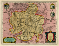 France Map By Willem Janszoon Blaeu