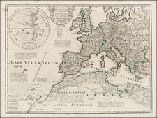 Russia, Turkey, Mediterranean, India, Central Asia & Caucasus, Middle East, Holy Land, Turkey & Asia Minor and Greece Map By Guillaume De L'Isle / Jean André Dezauche