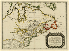 United States, Midwest and Canada Map By Nicolas Sanson