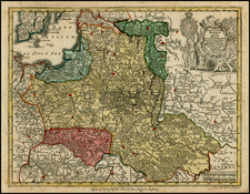 Poland and Baltic Countries Map By Matthaus Seutter