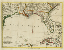 Florida, South, Southeast and Caribbean Map By John Lodge