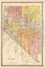 California Map By William Rand  &  Andrew McNally