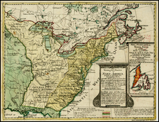 United States and Canada Map By Daniel Friedrich Sotzmann